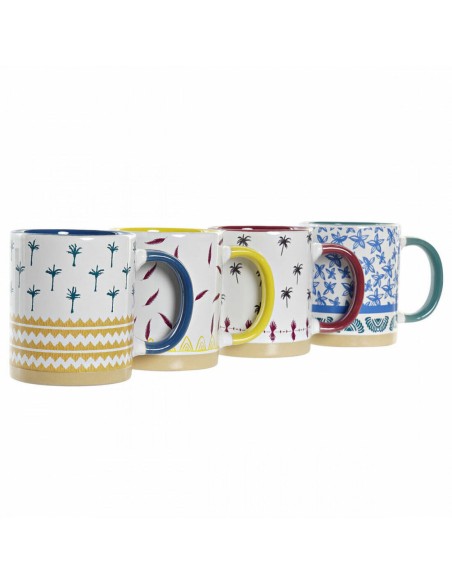 MUG GRES 13X8,5X9,5 330 ML, AFRICA MATE 4 SURT.