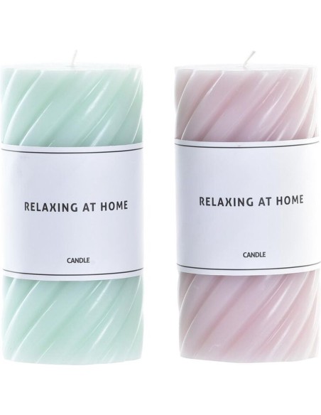 VELA CERA 7X7X14 475 GR. ESPIRAL 2 SURTIDO