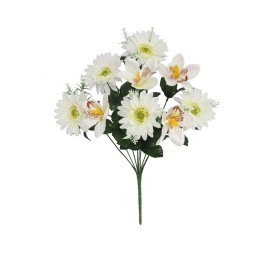RAMO GERBERA MIX X 9-42 CM (BLANCO)