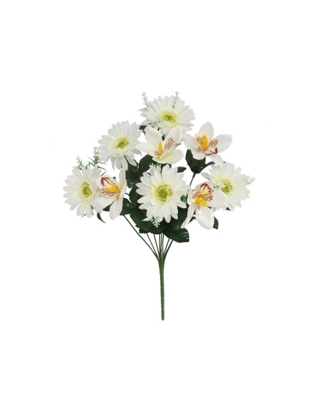 RAMO GERBERA MIX X 9-42 CM (BLANCO)