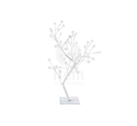 ARBOL PVC 60CM LEDS BLANCO