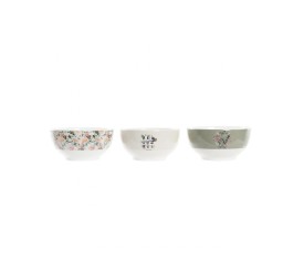 BOL PORCELANA 14X14X7 520ML MARIPOSA 3 SURT.