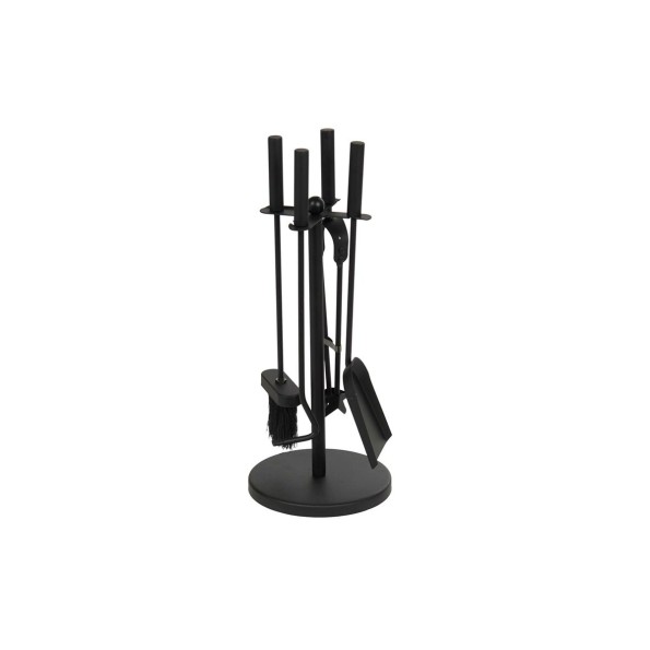 CHIMENEA SET 4 ACERO 1X8X41 NEGRO