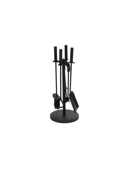 CHIMENEA SET 4 ACERO 1X8X41 NEGRO