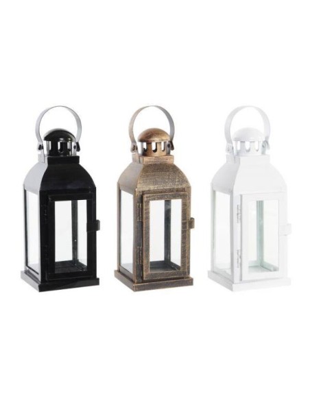FAROLA METAL CRISTAL 10X10X23 3 SURT. (9101)