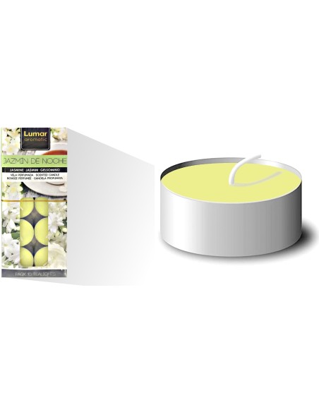 ESTUCHE 10 TEALIGHTS PERF. JAZMÍN DE NOCHE