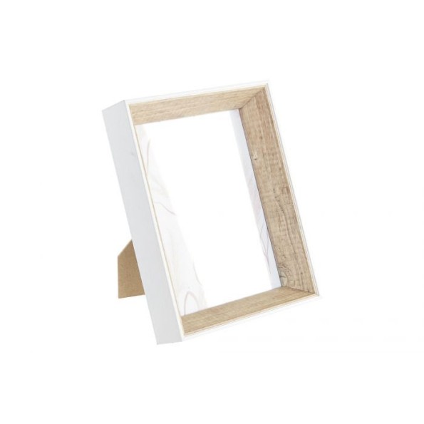 MARCO FOTO 10X15 MDF CRISTAL 13X4,5X18 BLANCO