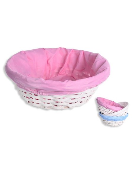 PANERA REDONDA COLOR BLANCO FORROS SURT.