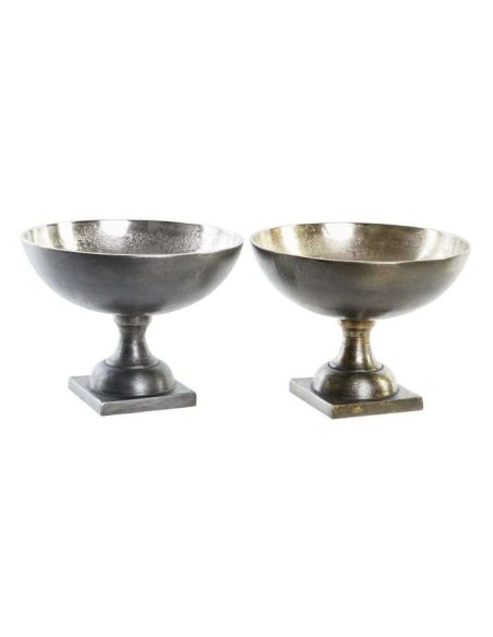 JARRON  MESA ALUMINIO 25X25X19 2 SURT.