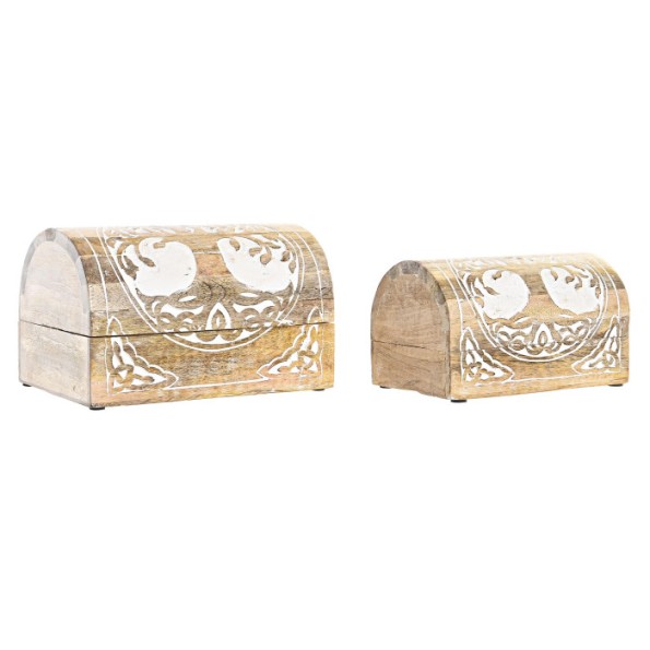 JOYERO SET 2 MANGO 23X15,5X14,5 HAMSA DECAPE (4922)
