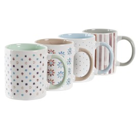 MUG GRES 13X8,5X9,5 330ML AFRICA MATE 4 SURT.