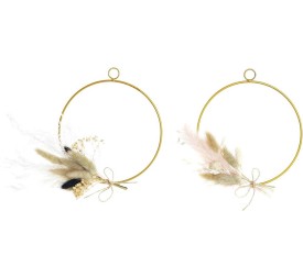 DECORACION COLGANTE METAL 20X2X20 2 SURT.