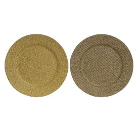 BAJO PLATO PP FIBRA 33X33X2 NATURAL 2 SURT