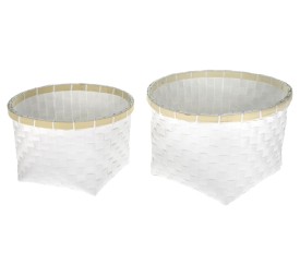 SET 2 PONGOTODOS REDONDOS BLANCO