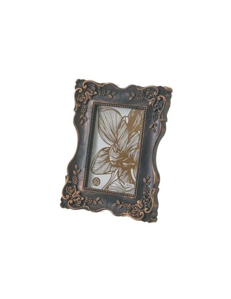 PORTAFOTOS 10X15 PP-CRISTAL BRONCE 17 X 2 X 22 CM