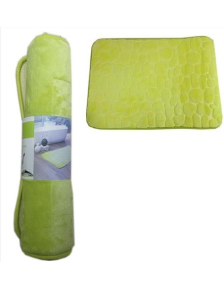 ALFOMBRA BAÑO VERDE 45X70 CM SAMSAL