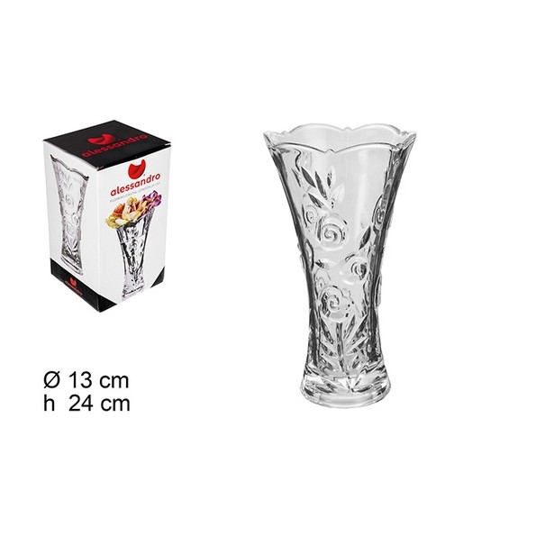 FLORERO CRISTAL LONDON 24 CM