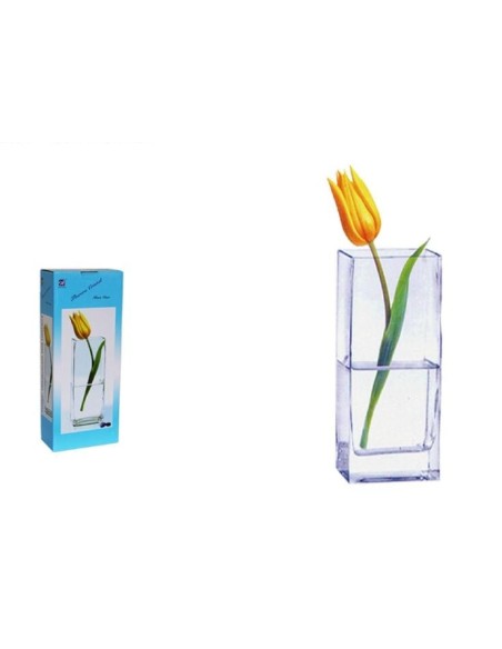 FLORERO CRISTAL 12*6*25CM
