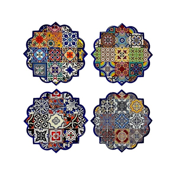 SALVAMANTEL DOLOMITE 20X20X0,7 AZULEJOS 4 SURT. (8527)
