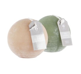 VELA CERA 7,5X7,5X7,5 188 GR, 2 SURTIDO