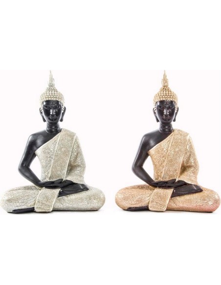 FIGURA RESINA 21X10,5X29 BUDA BRILLANTE 2 SURT.