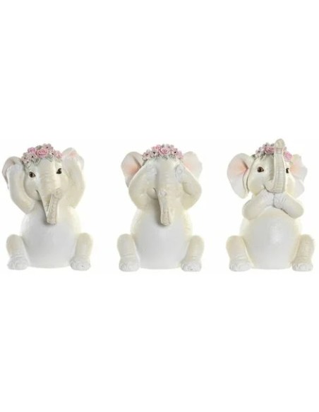 FIGURA RESINA 6X6,5X10 ELEFANTE 3 SURT.