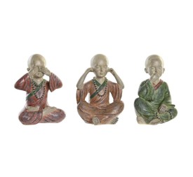 FIGURA RESINA 9X8X13 MONJE ENVEJECIDO 3 SURT.