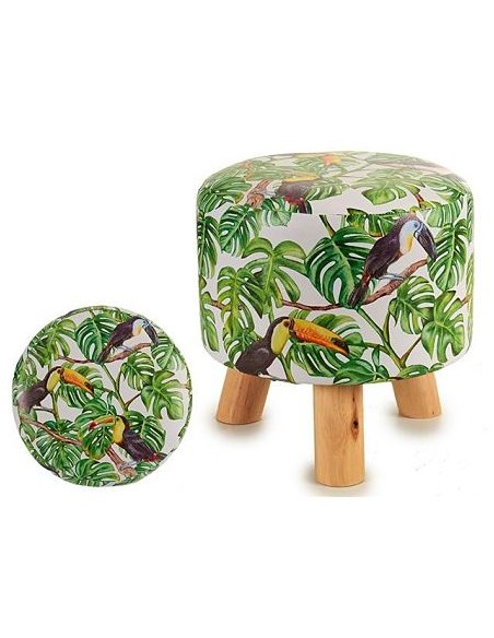 TABURETE PATAS MADERA 28X28CM TUCAN