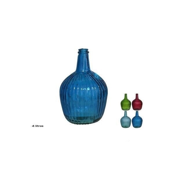 GARRAFA DECORACION ESTRIADA CARAFE 4L  COLOR