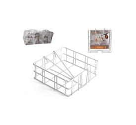 SERVILLETERO METAL PLASTIFICADO 27640-W