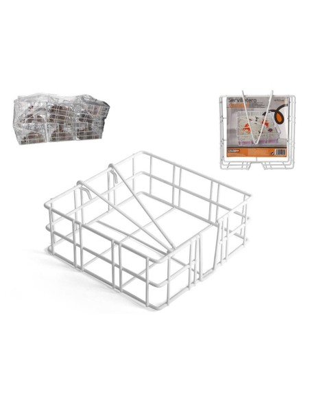 SERVILLETERO METAL PLASTIFICADO 27640-W