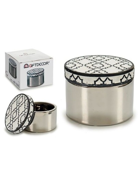 JOYERO CERAMICA REDONDO PL ETNICO BL NG