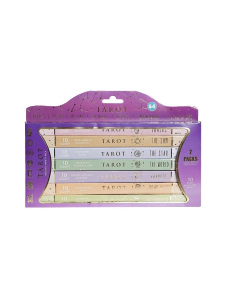 INCIENSO VARILLA SET 70 AROMA MADERA 27X2X18 TAROT