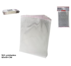 BOLSA CELOFAN X50 ADHESIVO 12X19 CM