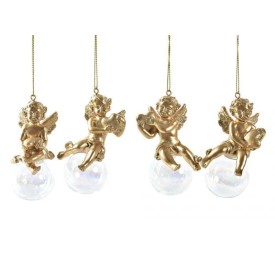 DECORACION COLGANTE RESINA 5X5X9,5 ANGEL 4 SURT.