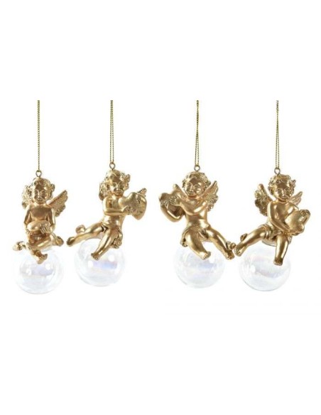 DECORACION COLGANTE RESINA 5X5X9,5 ANGEL 4 SURT.