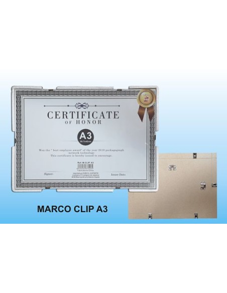 MARCO CLIP DIPLOMA A3 29.7x42cm(12/24)