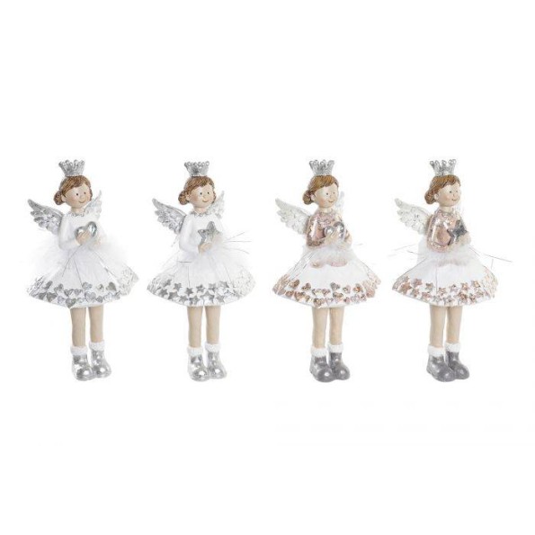 FIGURA RESINA 11X9X21 ANGEL 4 SURT.