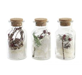 DECORACION LUMINOSA LED CRISTAL 6X6X14 5L, 3 SURT.