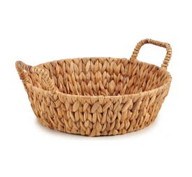 CENTRO DE MESA REDONDO DE PAJA ALTO CON ASAS