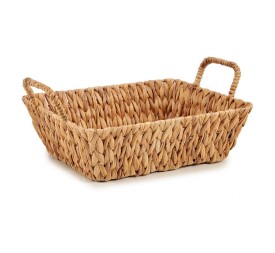 CENTRO DE MESA RECTANGULAR DE PAJA ALTO CON ASAS