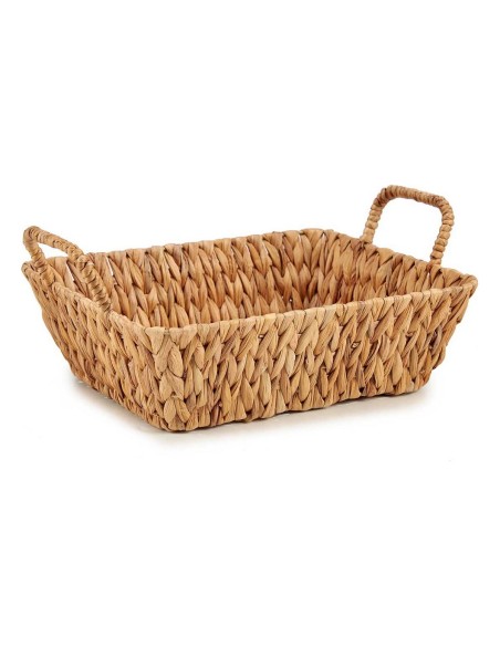 CENTRO DE MESA RECTANGULAR DE PAJA ALTO CON ASAS