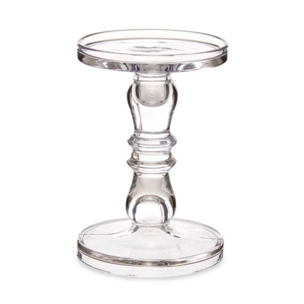 CANDELABRO CRISTAL ANILLO S 19CM