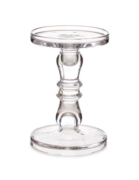 CANDELABRO CRISTAL ANILLO S 19CM