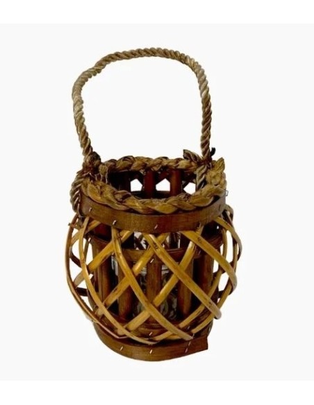 PORTAVELAS VASO CRISTAL PRANCER 15CM