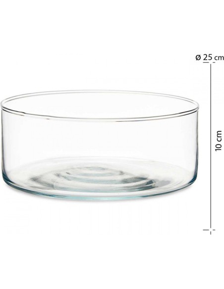 TARRINA CRISTAL CILINDRO 10X25CM