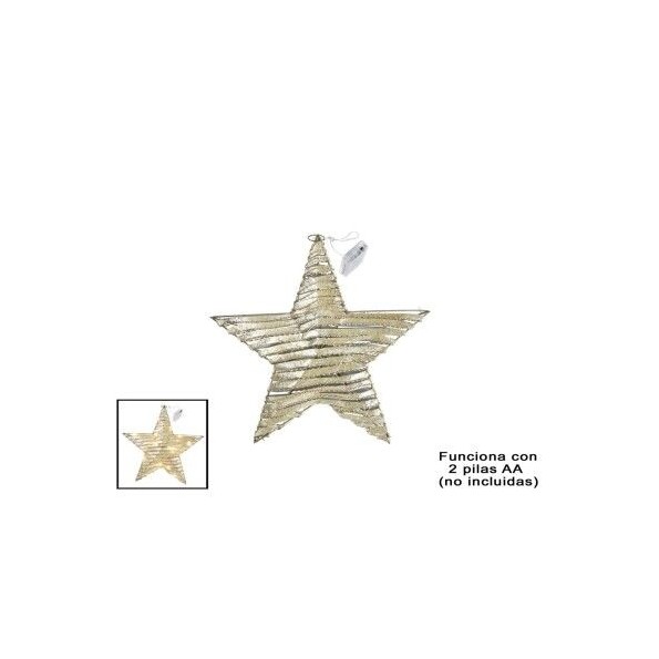 ESTRELLA XMAS STAR 20 LED CÃLIDAS 30 CM