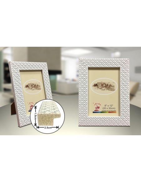PORTAFOTO BLANCO PS-715 20X30CM (12/24)