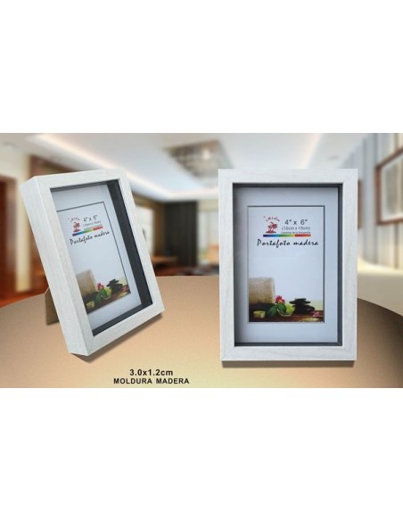 PORTAFOTO MADERA  FONDO ANCHODM-821 20X25CM(12/24)