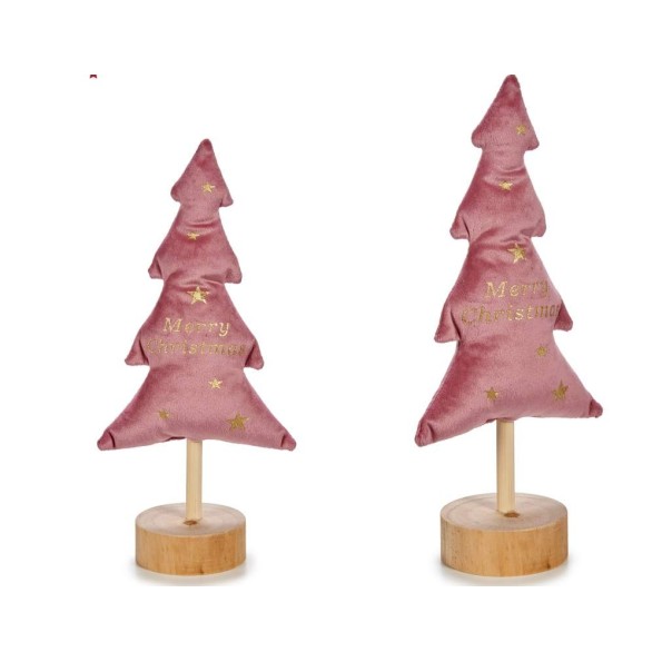 FIGURA ARBOL DE NAVIDAD MED ROSA